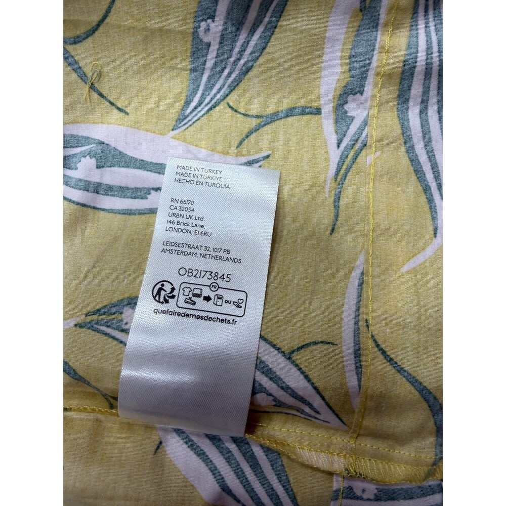 Anthropologie Maxi Dress Yellow Somerset Strapless Vacay Boho Preppy Size XS NWT - Picture 10 of 12